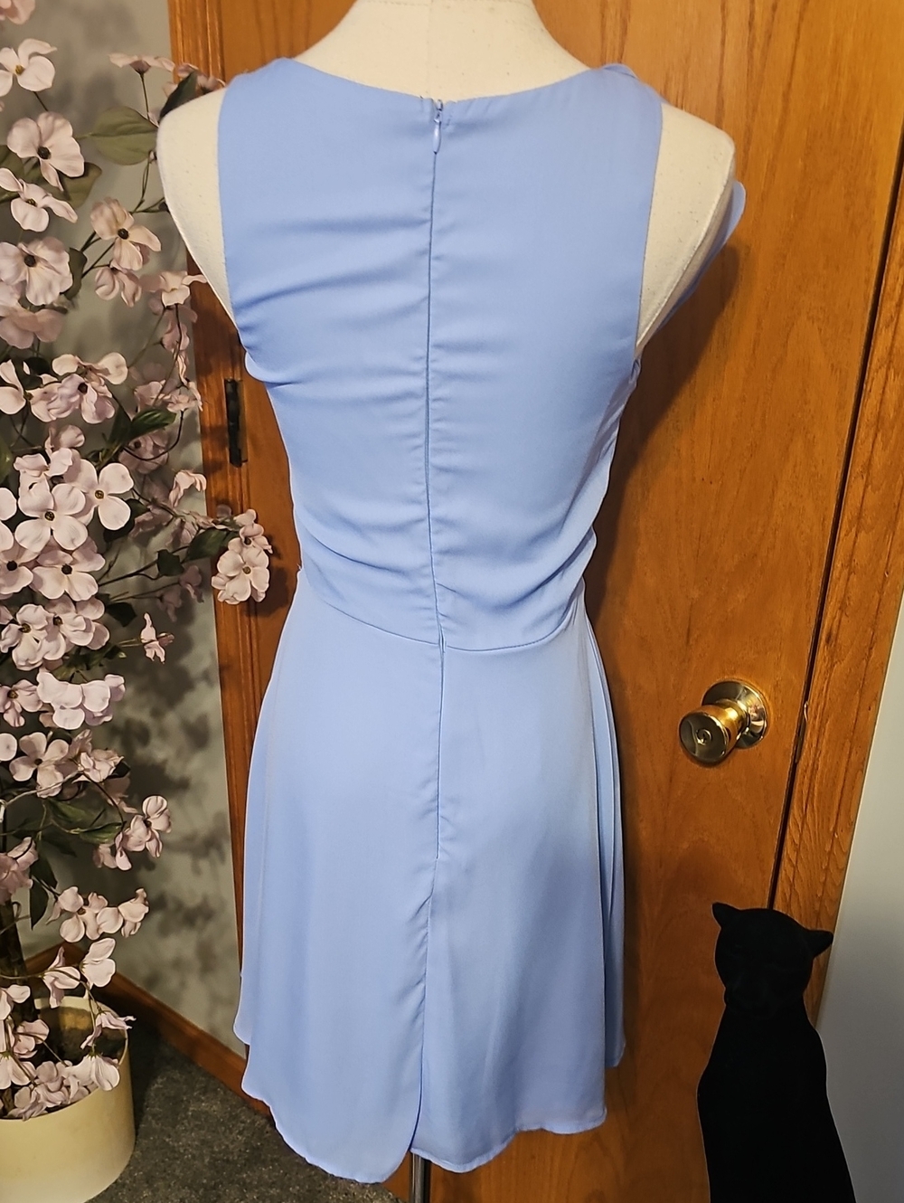 Miami Periwinkle Ruffle Dress - Picture 4 of 6
